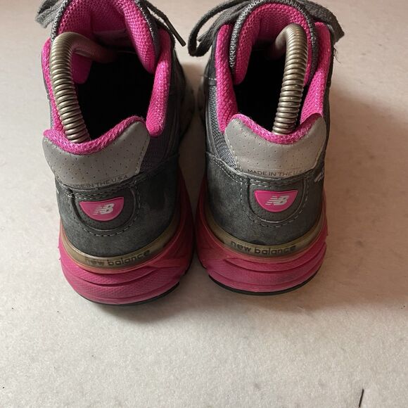 New Balance 990 V4 Running Shoes Sneakers Women's Size 9 D W990GP4 Gray Pink - Picture 4 of 9